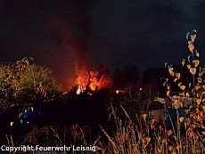 Gartenlaubenbrand