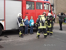 Einsatzübung Grundschule Sitten 2014