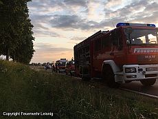 Verkehrsunfall mit eingeklemmter Person